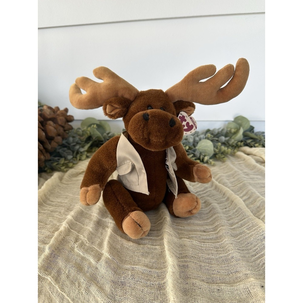 Montgomery‎ The Moose Vintage 1993 Ty Collectible Beanie Baby Plush